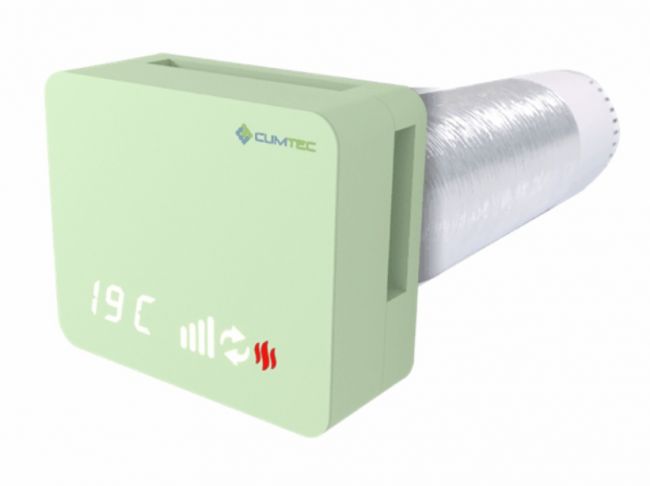 Рекуператор Climtec Optima 150 Standard, бело зелёный (RAL 6019) - фото 3