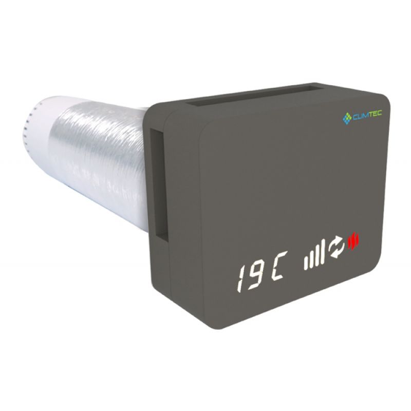 Рекуператор Climtec Optima 125 Standard, сіра умбра (RAL 7022)