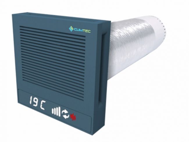 Рекуператор Climtec Quattro 150 Standard, графитовый серый (RAL 7024) - фото 3