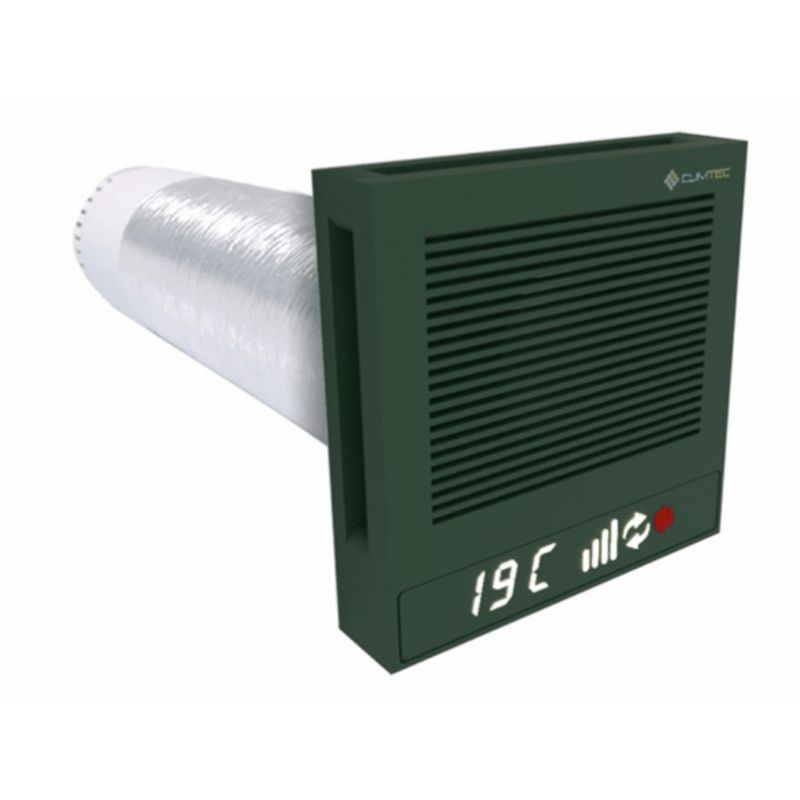 Рекуператор Climtec Quattro 200+ Standard, ялицевий зелений (RAL 6009)