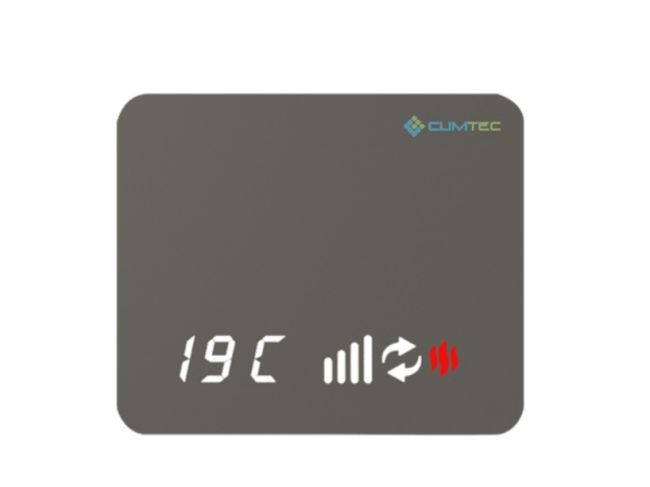 Рекуператор Climtec Optima 100 Standard, сіра умбра (RAL 7022) - фото 2