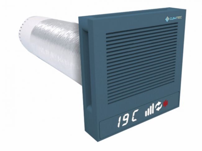 Рекуператор Climtec Quattro 150 Standard, графитовый серый (RAL 7024) - головне фото, магазин OLVENT