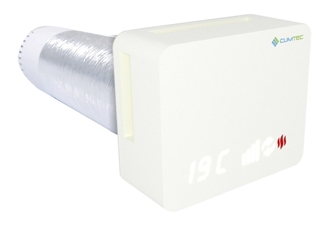 Рекуператор Climtec Optima 200+ Standard, белый (RAL 9010) - головне фото, магазин OLVENT