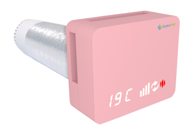 Рекуператор Climtec Optima 100 Standard, светло-розовый (RAL 3015) - головне фото, магазин OLVENT