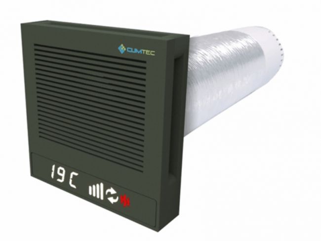 Рекуператор Climtec Quattro 200+ Standard, серая умбра (RAL 7022) - фото 3