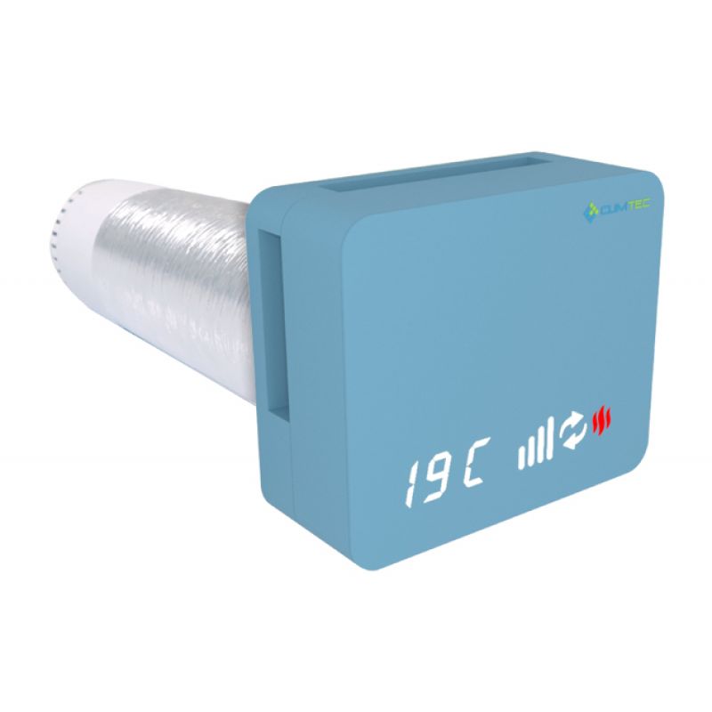 Рекуператор Climtec Optima 125 Standard, пастельний синій (RAL 5024)