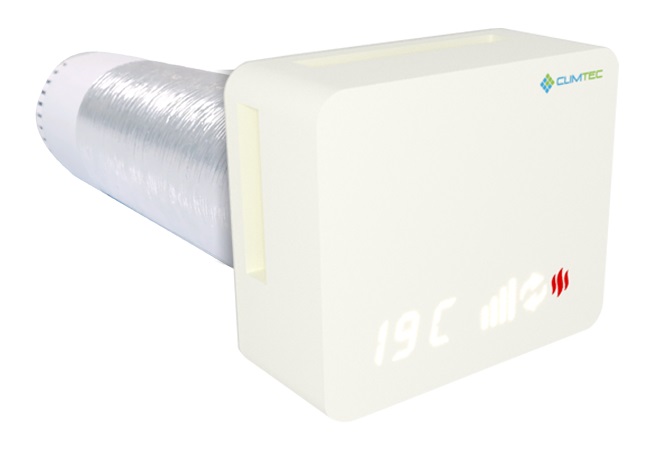 Рекуператор Climtec Optima 125 Standard, кремово-белый (RAL 9001) - головне фото, магазин OLVENT