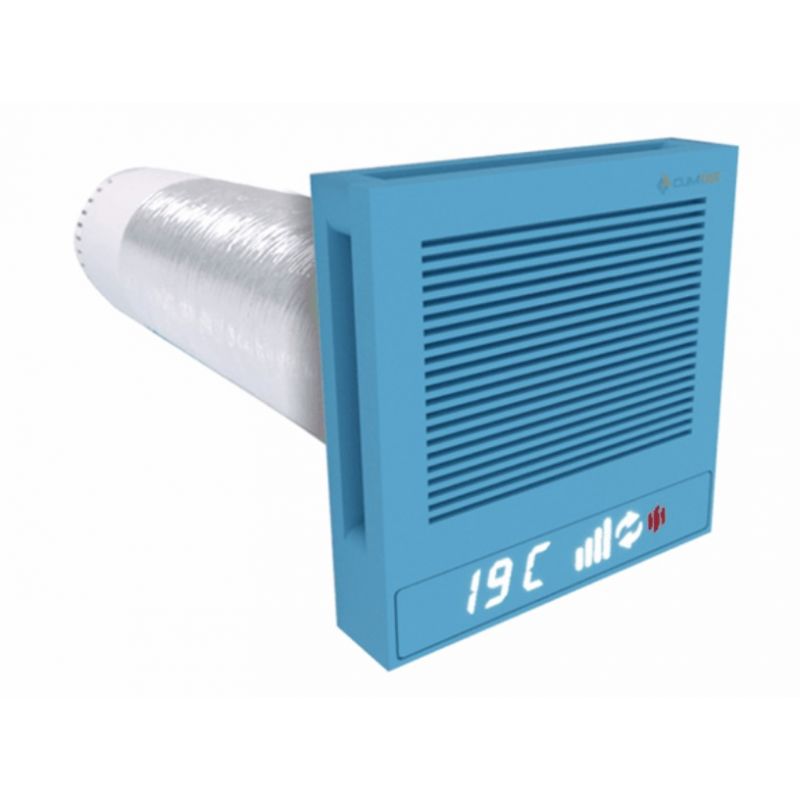 Рекуператор Climtec Quattro 200+ Standard, пастельний синій (RAL 5024)