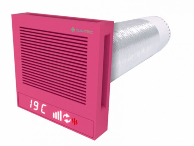 Рекуператор Climtec Quattro 100 Standard, телемагента (RAL 4010) - фото 3