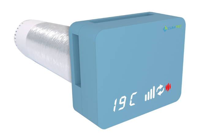 Рекуператор Climtec Optima 150 Standard, пастельный синий (RAL 5024) - головне фото, магазин OLVENT