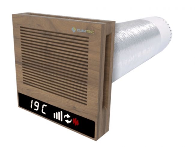 Рекуператор Climtec Quattro 125 Standard, натуральное дерево - фото 3
