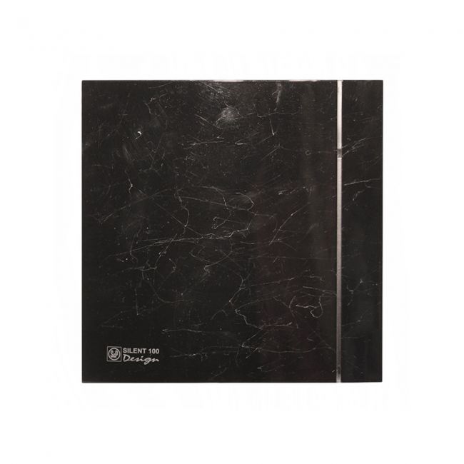 Малошумный вентилятор Soler & Palau SILENT-100 CZ DESIGN Marble Black 3C - фото товару, магазин OLVENT