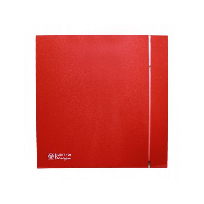 Малошумный вентилятор Soler & Palau SILENT-100 CZ DESIGN Red 4C - фото товару, магазин OLVENT