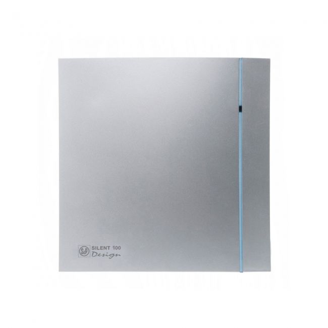 Малошумный вентилятор Soler & Palau SILENT-100 CZ DESIGN Silver 3C - фото товару, магазин OLVENT