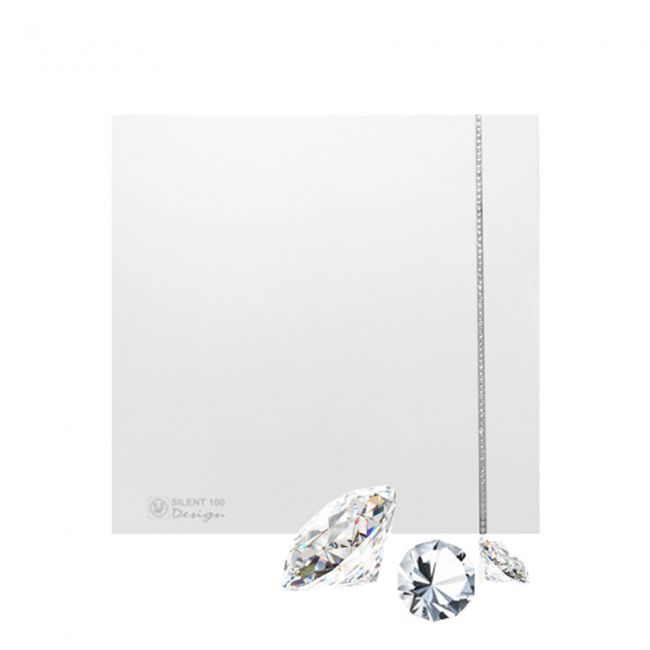 Малошумный вентилятор Soler & Palau SILENT-100 CZ DESIGN SWAROVSKI - головне фото, магазин OLVENT