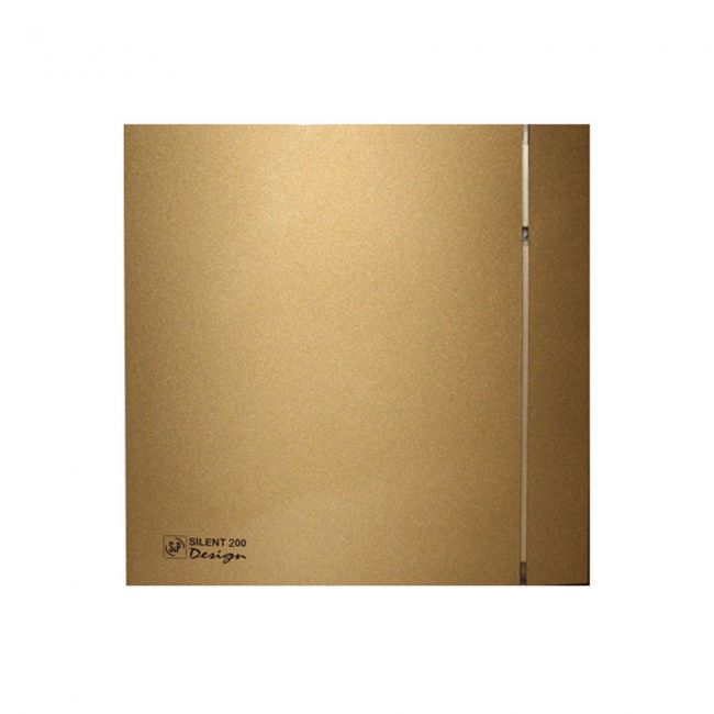 Малошумный вентилятор Soler & Palau SILENT-200 CZ DESIGN Gold 4C - фото товару, магазин OLVENT