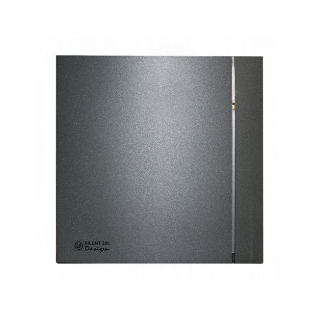 Малошумный вентилятор Soler & Palau SILENT-200 CZ DESIGN Grey 4C - фото товару, магазин OLVENT