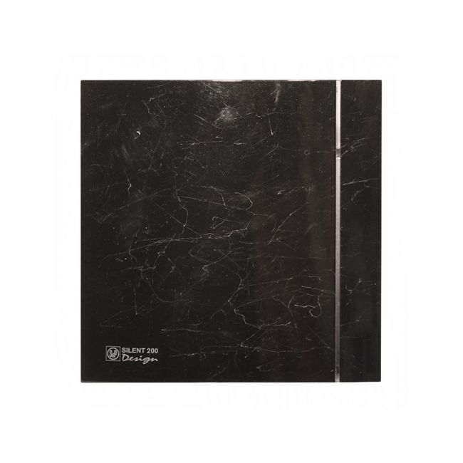 Малошумный вентилятор Soler & Palau SILENT-200 CZ DESIGN Marble Black 4C - фото товару, магазин OLVENT