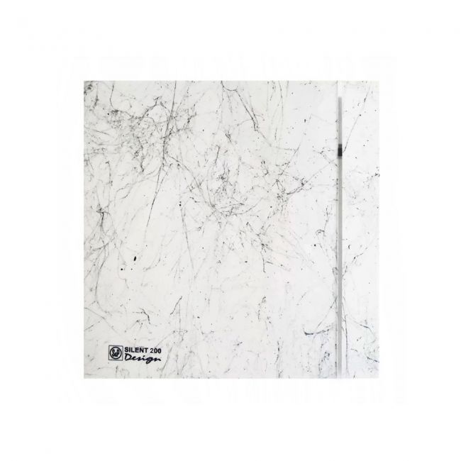 Малошумный вентилятор Soler & Palau SILENT-200 CZ DESIGN Marble White 4C - фото товару, магазин OLVENT