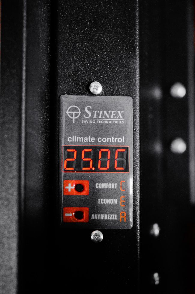 Керамічний обігрівач Stinex Plaza Ceramic 350-700/220 Thermo-control Black - фото 3