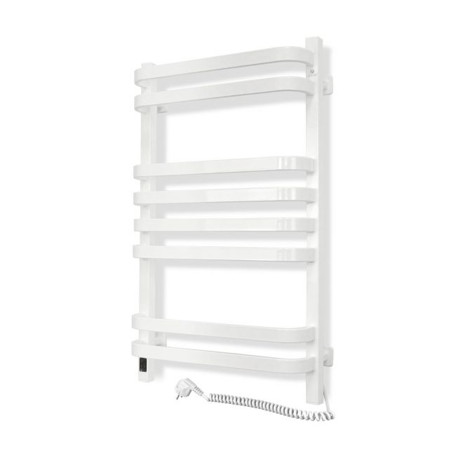 Полотенцесушитель Navin электрический Navin Stugna 480х800 Sensor правый белый - фото 5