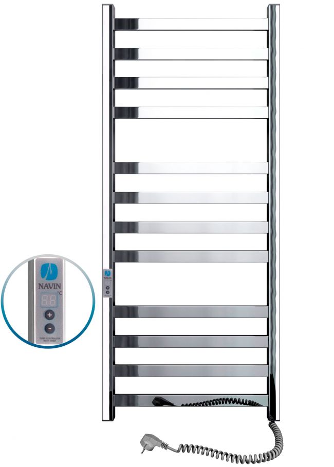 Полотенцесушитель Navin Авангард 480х1200 правый Digital с таймером - головне фото, магазин OLVENT