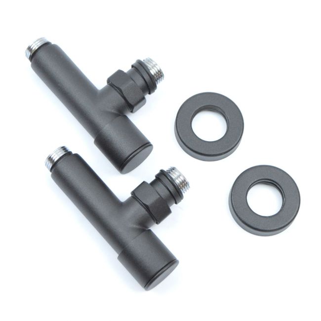 Кран угловой 1/2"х1/2" удлиненный, чёрный, 2шт. - фото 3