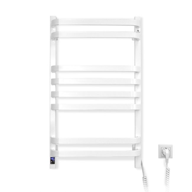 Полотенцесушитель Navin электрический Navin Stugna 480х800 Sensor правый белый - фото 4