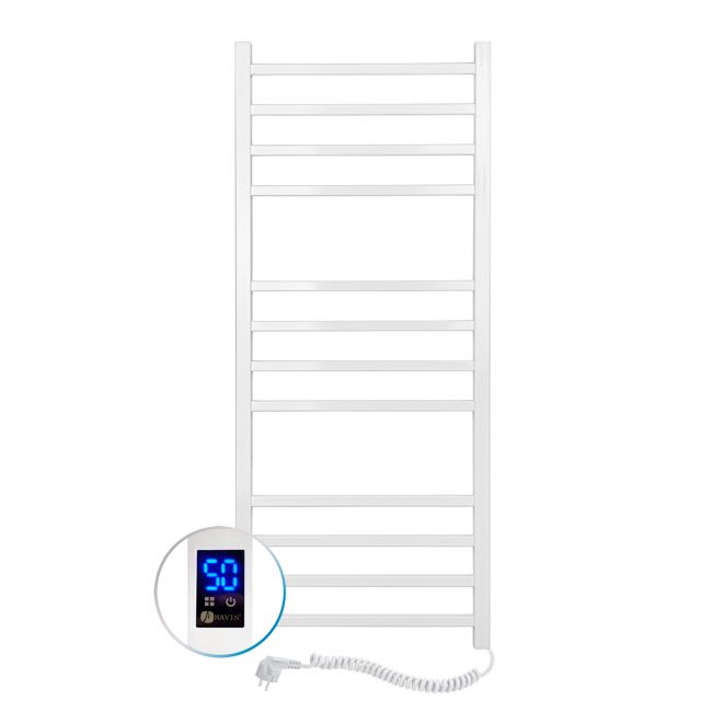 Рушникосушка Loft 500х1200 Sensor правобічна з таймером, біла - головне фото, магазин OLVENT