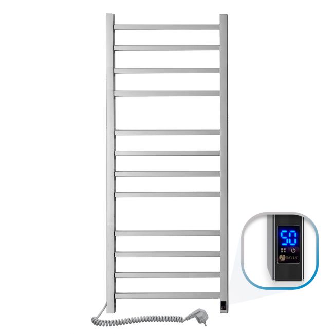 Полотенцесушитель Navin Loft 500х1200 Sensor с таймером, левый - головне фото, магазин OLVENT