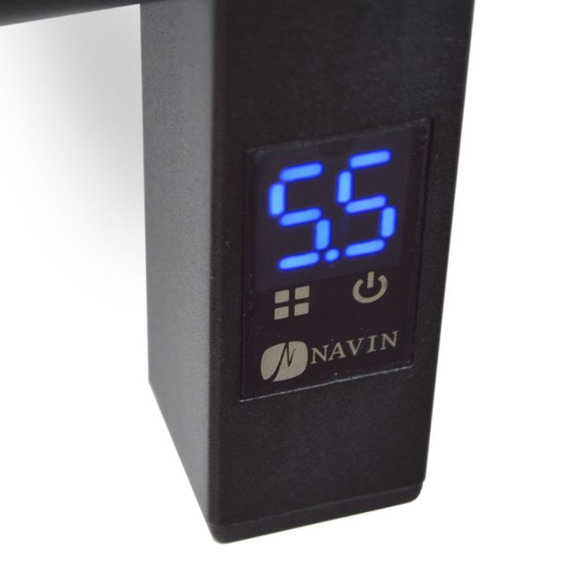 Рушникосушка електрична Navin Stugna 480х1000 Sensor ліва чорний муар - фото 5