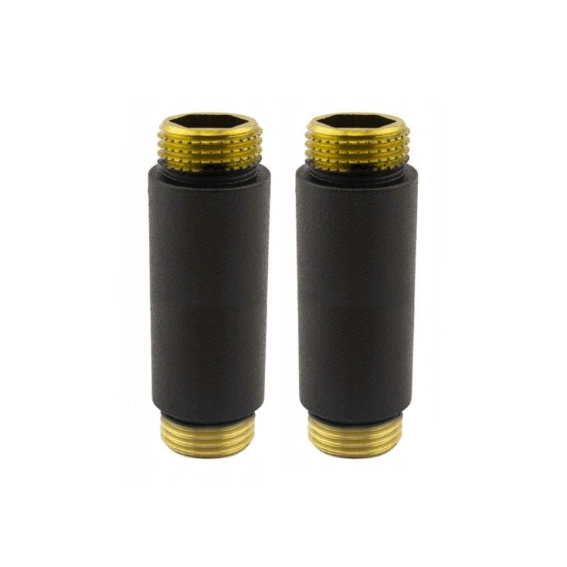 Удлинитель ЗЗ (1/2" x 1/2") 50 mm, черный структурный (2 шт)