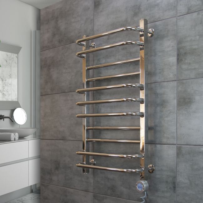Электрический полотенцесушитель Грандис 480х800 с тэном Sigma 300 Вт - фото 2