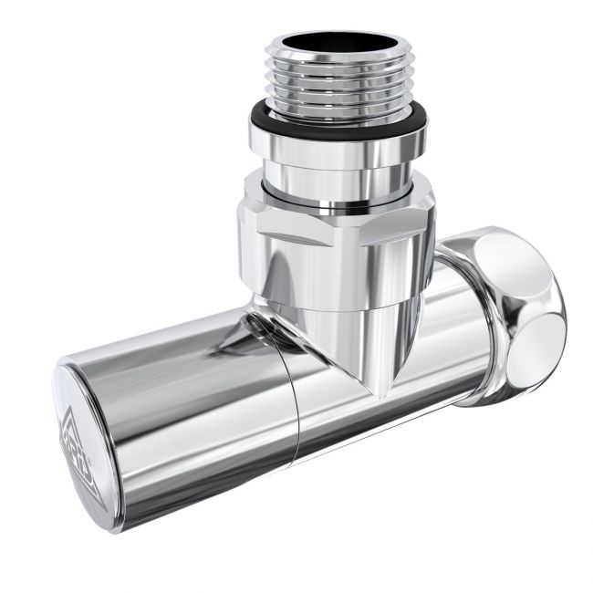 Кран кутовий Laris Звичайний 1/2" - 3/4" + ексцентрики 2шт. (LX-4701) - фото 2