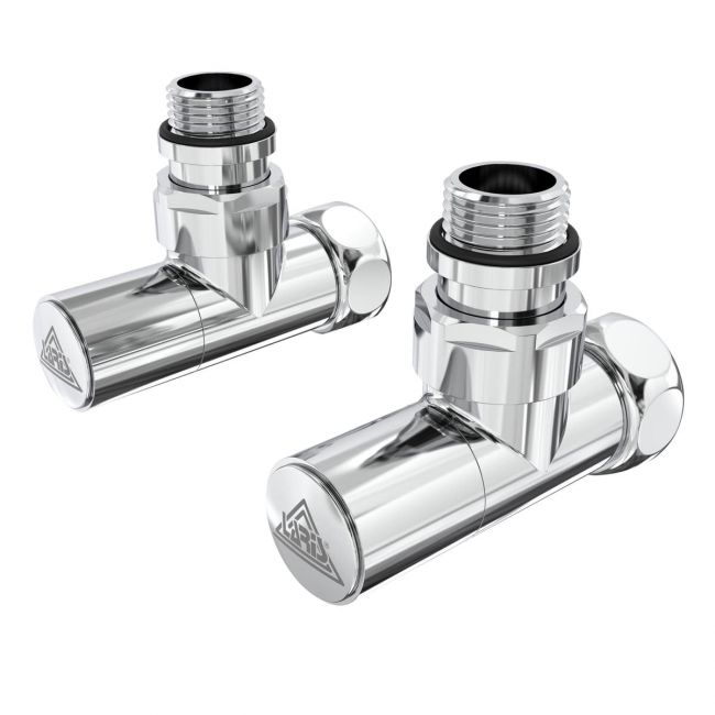 Кран кутовий Laris Звичайний 1/2" - 3/4" + ексцентрики 2шт. (LX-4701) - головне фото, магазин OLVENT