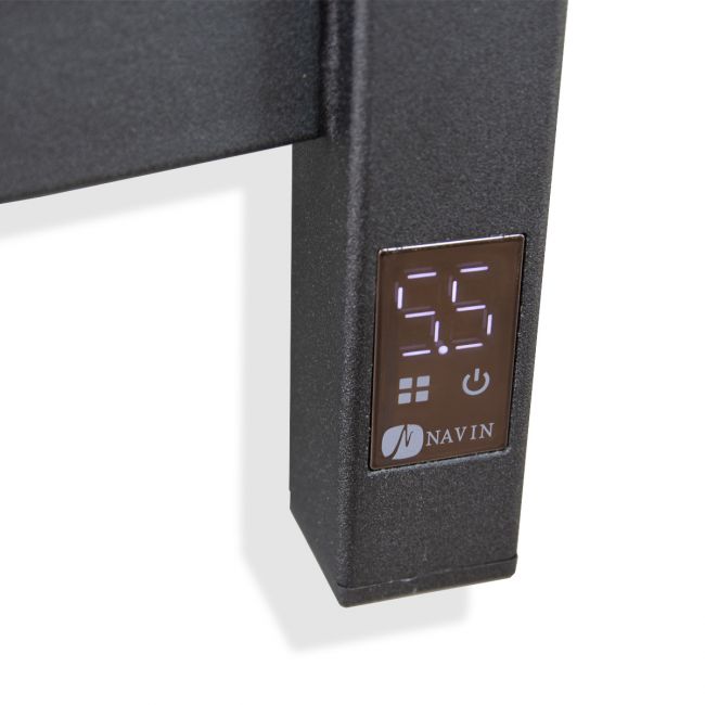 Рушникосушка електрична Navin Avalon 480х1000 Sensor права, чорний муар - фото 7
