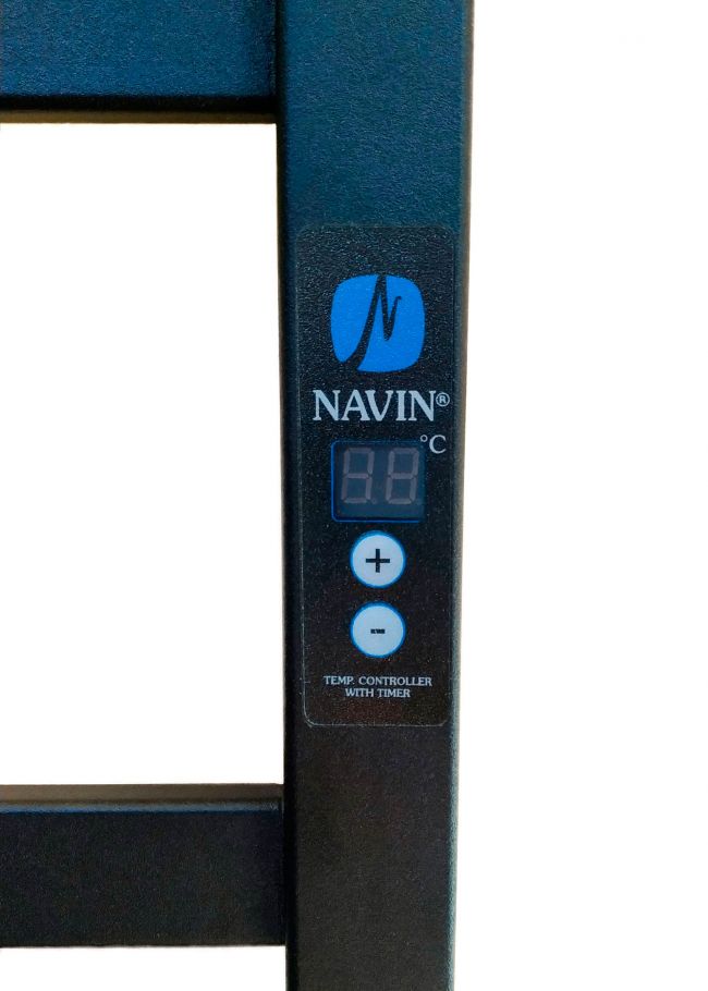 Полотенцесушитель Navin Авангард 480х1200 Digital, левый, черный (с таймером) 12-228152-4812 - фото 4