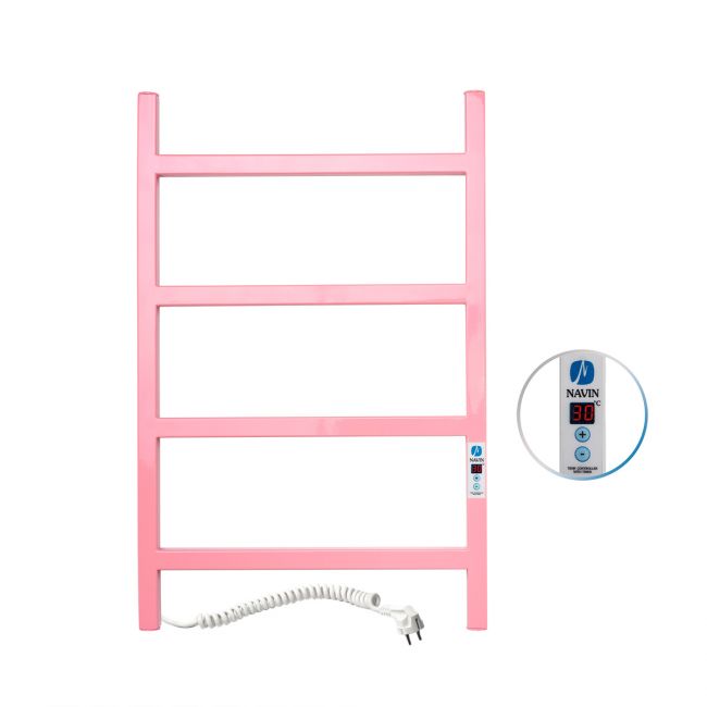 Рушникосушка Nordic 500х800 Pink Digital, ліва, рожева, з таймером - головне фото, магазин OLVENT