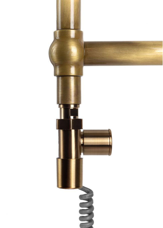 Кран кутовий під ТЕН 1/2"х1/2", бронза, 2шт. - фото 2