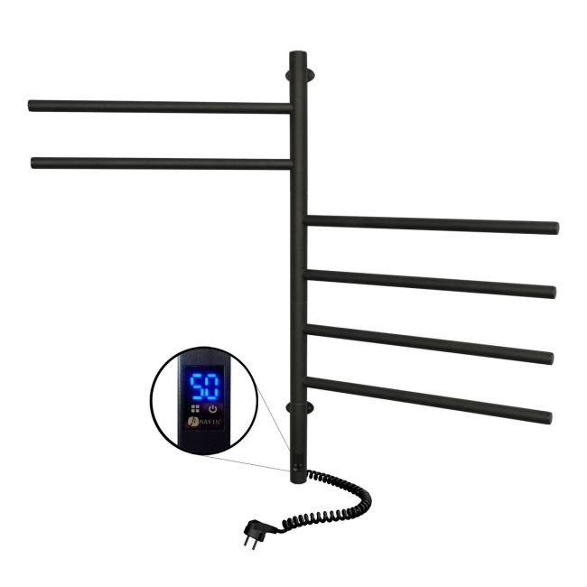 Рушникосушка Arabesque 480х800 Sensor з таймером, чорний муар - фото 4