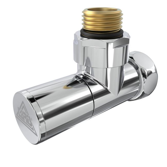 Кран угловой Laris 1/2" - 3/4" Обычный + эксцентрики 2шт. (LX-8202) - фото 2