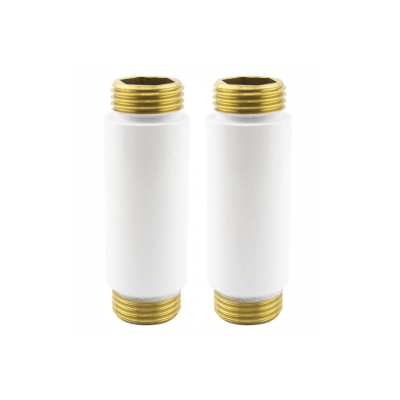 Удлинитель ЗЗ (1/2" x 1/2") 50 mm, белый (2 шт)