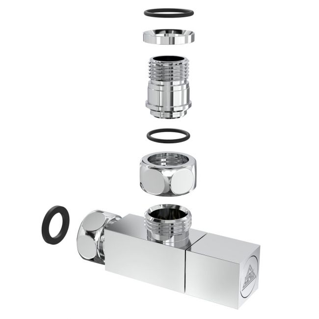Кран угловой Laris 1/2" - 3/4" Кватро Классик 2шт. (LX-851) - фото 4