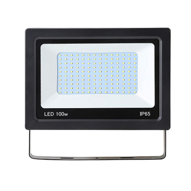 Светодиодный прожектор Neomax LED 100W 6500K Slim - головне фото, магазин OLVENT