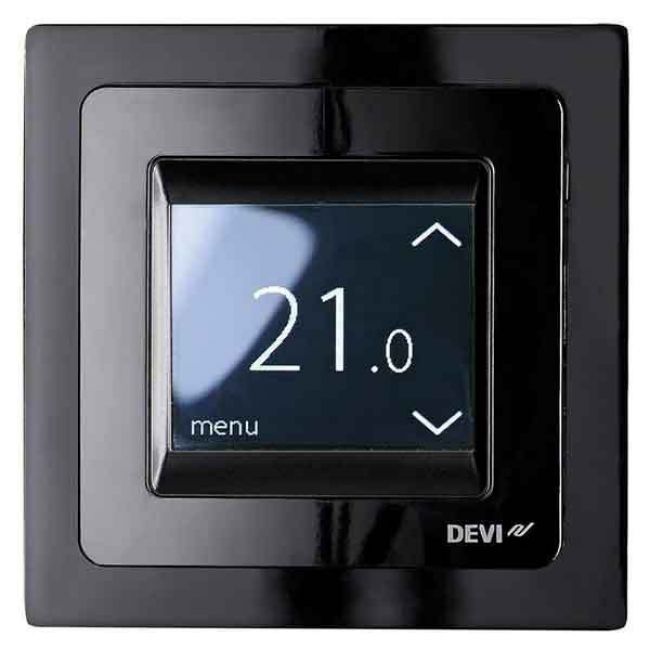 Терморегулятор сенсорний Devi DEVIreg Touch Black - фото 2