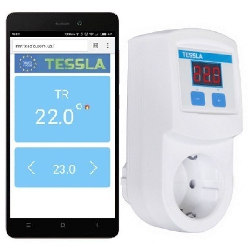 Терморегулятор Tessla TRW Wi-Fi (програмируемый)