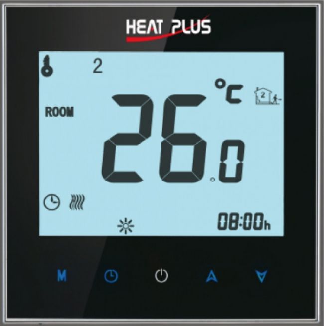 Терморегулятор Heat Plus iTeo4 чорний - фото товару, магазин OLVENT