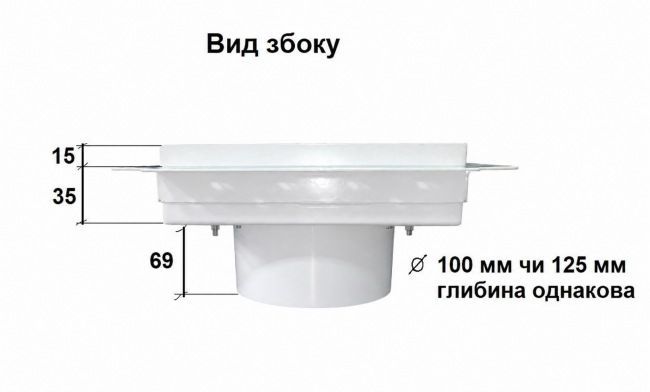 Вентилятор скрытого монтажа под плитку AirRoxy dRim 125 S BB (белый) (01-066) - фото 9