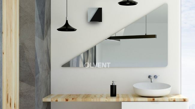 Вентилятор малошумный Вентс 125 Эйс ТН с датчиком влажности + Декоративная панель Вентс ФПА 180/125 Глас-1 черный (натуральное глянцевое стекло) - фото 18