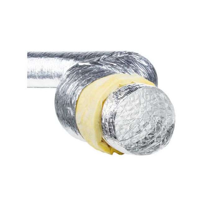Изолированный гибкий воздуховод Airflex+ 250 (10") - фото товару, магазин OLVENT